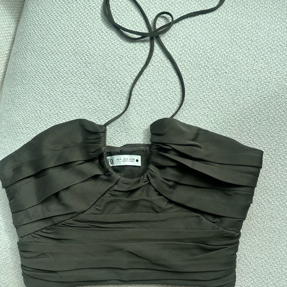 Zara Dark Olive Bodysuit